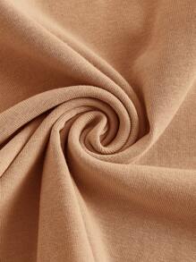 SHEIN BASICS Solid Cami Top - Rust Brown - View 3