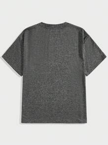 EASEVO 3pcs Nam Plus Chất rắn Vòng cổ Áo thun - Nhiều màu - Xem 7