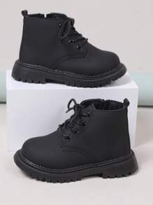Fashionable And Popular Casual Black Baby Girl Boots