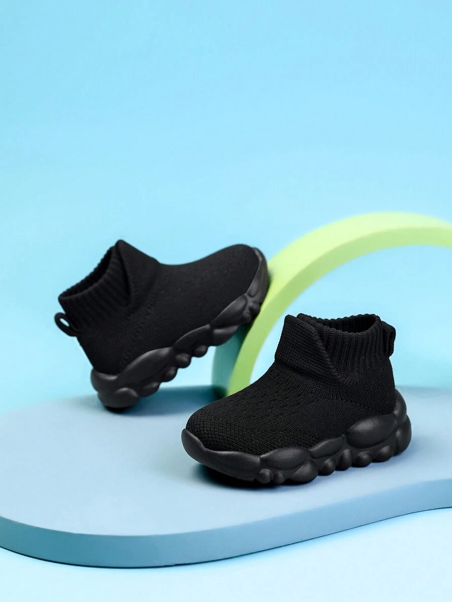 Mềm mại Và Nhẹ Em bé Giày thể thao , Thoải mái Và Ổn định Giày đi bộ - màu đen - Xem 1