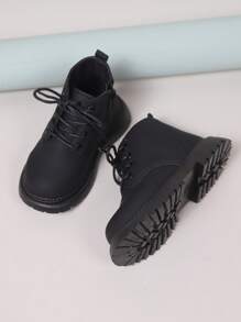 Fashionable And Popular Casual Black Baby Girl Boots