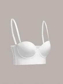 Ocili Sujetador unicolor con aro - Blanco - Ver 2