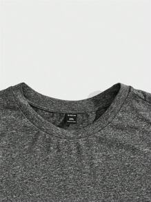 EASEVO 3pcs Nam Plus Chất rắn Vòng cổ Áo thun - Nhiều màu - Xem 10