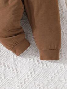 SHEIN Vintaside Kids Đứa bé gái 3pcs In hoa Quần thể thao - Nhiều màu - Xem 5