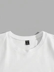 EASEVO 3pcs Nam Plus Chất rắn Vòng cổ Áo thun - Nhiều màu - Xem 13