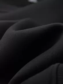 Manfinity Homme Loose Fit Men's Sweatshirt With Slogan & Cartoon Graphic - Black - View 5