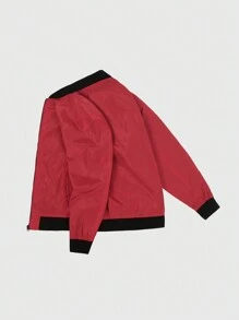 Áo khoác gió mỏng vừa vặn nhẹ MADHERO cho nam - Đỏ - Xem 4