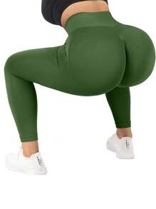 Easithlete 寬腰帶運動打底褲