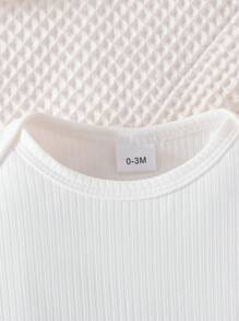 3入組男嬰條紋針織連體衣 - 彩色 - 查看 6
