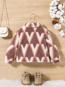 SHEIN Bimba Giacca teddy tie dye