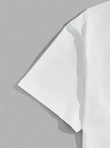 EASEVO 3pcs Nam Plus Chất rắn Vòng cổ Áo thun - Nhiều màu - Xem 12