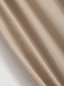 Dazy Star Solid Fold Pleated Longline Skirt Fall - Apricot - View 7