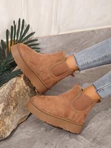 2025 Winter Women's Stylish Thickened Plush Anti-Slip Snow Boots,Fur Boots - Brown - View 6