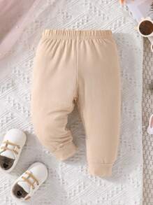 SHEIN Vintaside Kids Đứa bé gái 3pcs In hoa Quần thể thao - Nhiều màu - Xem 6