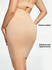 SHEIN Shape Falda faja de talle alto control de barriga levantamiento de glúteos