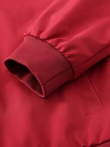 Manfinity Homme Chaqueta De Hombre Con Bolsillo Con Solapa Y Cremallera Sin Capucha