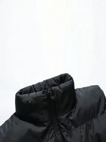 Men Thermal Lined Vest Padded Coat