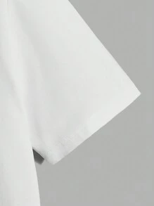 GENTILAND Nam In hoa con hổ Áo thun - trắng - Xem 5