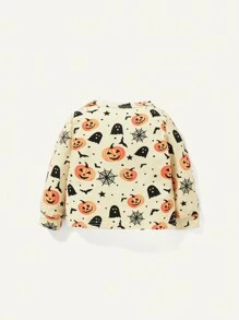 Cozy Pixies 女嬰萬聖印花睡衣套裝 - 彩色 - 查看 5