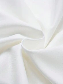 男士標語圖案T恤 - 白色 - 查看 5