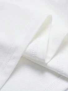 男士標語圖案T恤 - 白色 - 查看 3