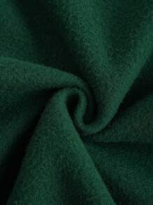 INAWLY Christmas Print Thermal Lined Sweatshirt Pullover Fall Outfit - Dark Green - View 5