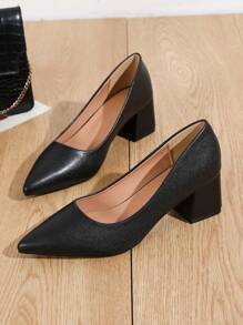 Women's High Heel Shoes - Black - View 1