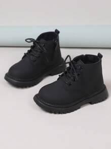 Fashionable And Popular Casual Black Baby Girl Boots