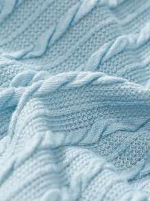 Baby Girl Contrast Collar 2 In 1 Tee - Blue - View 5