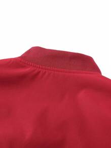 Manfinity Homme Chaqueta De Hombre Con Bolsillo Con Solapa Y Cremallera Sin Capucha