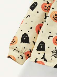Cozy Pixies 女嬰萬聖印花睡衣套裝 - 彩色 - 查看 3