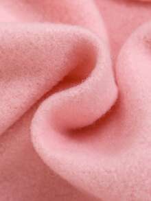 SHEIN 女嬰花和標語圖案運動衫 - 粉色 - 查看 3