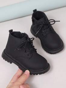 Fashionable And Popular Casual Black Baby Girl Boots
