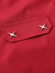 Manfinity Homme Chaqueta De Hombre Con Bolsillo Con Solapa Y Cremallera Sin Capucha