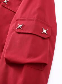 Manfinity Homme Chaqueta De Hombre Con Bolsillo Con Solapa Y Cremallera Sin Capucha