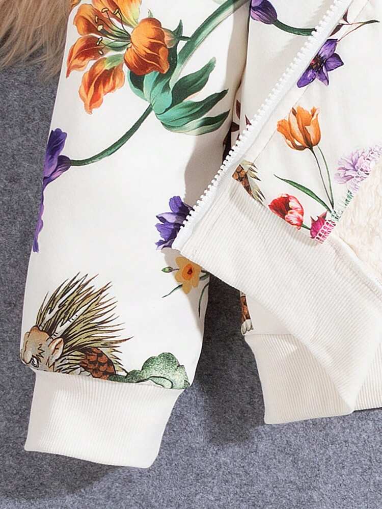 Dragon Pattern Plush Lined Mother And Daughter Matching Set, Sold Separately (available In 3 Sets)