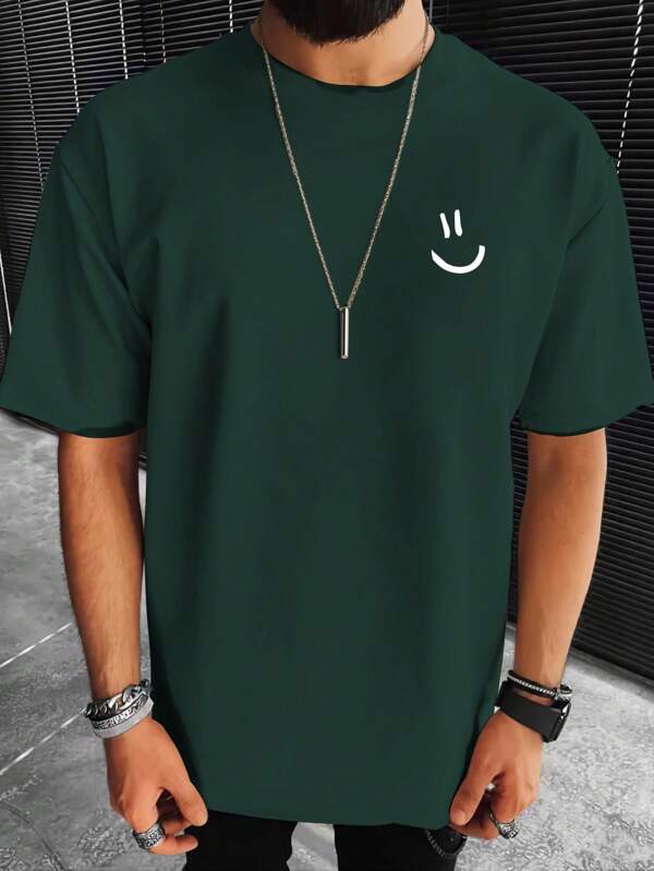 Manfinity Homme Männer Große Größen T-Shirt mit Cartoon Grafik,