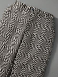 Young Boy Bow Front Shirt & Plaid Waistcoat & Pants - Multicolor - View 4