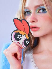 The Powerpuff Girls | ROMWE 1入組卡通設計杯墊,可愛耐熱桌杯墊 - 粉色 - 查看 2