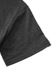 SHEIN EZwear 大碼南瓜&字母圖案T恤 - 深灰色 - 查看 5