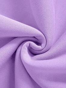 INAWLY Solid Thermal Lined Sweatshirt,Long Sleeve Tops Graduation,Back To School Outfits,Graduation,Teacher Outfits For Women,Back To School Pullover Fall Outfit - Mauve Purple - View 5