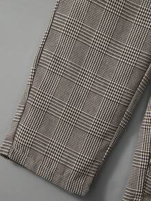 Young Boy Bow Front Shirt & Plaid Waistcoat & Pants - Multicolor - View 6