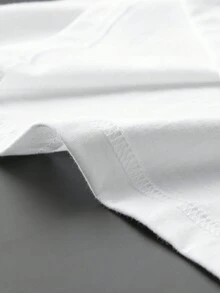 Đồ họa Khẩu hiệu Áo thun - trắng - Xem 3