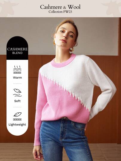 MOTF PREMIUM Jersey cachemira lana dos tonos