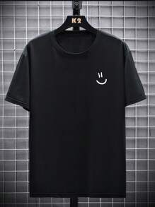 Manfinity Homme Men Plus Cartoon Graphic Tee