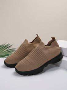 Zapatillas De Running De Puesta Rápida - Café integral - Ver 8