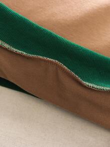 SHEIN 男小童撞色衛衣和衛褲 - 彩色 - 查看 4