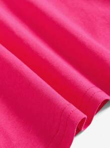 Baby Girl Slogan Graphic Tee - Hot Pink - View 3