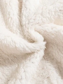 SHEIN Unity Bộ đồ phối họa tiết rồng lót lông dành cho nữ, bán riêng 3 bộ: Cho Mẹ, Cho Tôi - trắng - Xem 3