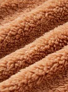 Cozy Pixies 2 st set med fleecejacka och tjocka byxor för babyflickor - Kaki - Visa 8